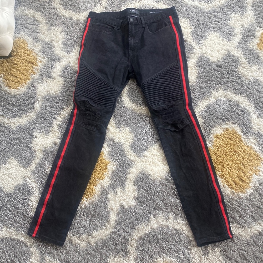 Mens Biker Jeans